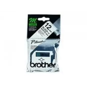 Etiketteerband Brother M-K231S zwart op wit