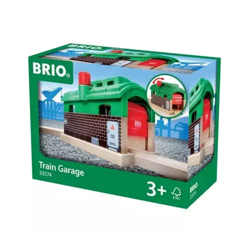 Modelspoorbaanaccessoire BRIO treingarage