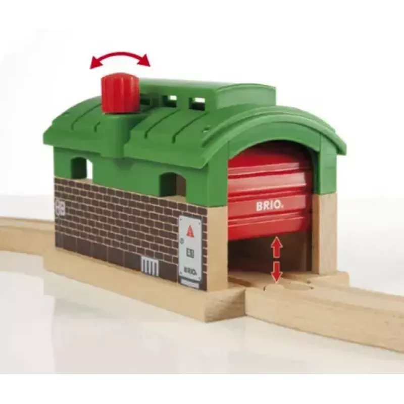 Modelspoorbaanaccessoire BRIO treingarage