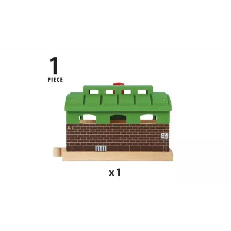 Modelspoorbaanaccessoire BRIO treingarage