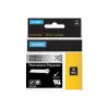 DYMO 19 mm RHINO Permanent Polyester - zwart op grijs - polyester - D1 - België - doos (S0718200)