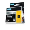 DYMO 19 mm RHINO Permanent Polyester - zwart op grijs - polyester - D1 - België - doos (S0718200)