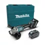 Accu-haakse slijper GA038GT201 XGT 40Volt blauw zwart 2x Li-Ion XGT accu 5,0Ah koffer