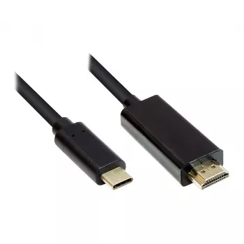 Good Connections GC-M0101 – 2 m – HDMI type A (standaard) – USB Type-C – stekker – stekker – recht