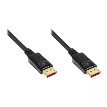 Verbindingskabel DisplayPort 1.4, 8K / UHD-2 @60Hz, vergulde contacten, CU, zwart, 2m, Good Connections® (4814-020S)