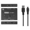 Alcasa HDMI-switcher - HDMI - zwart - metaal - 7680 x 4320 - data - goud (GC-M0261)