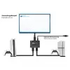 Alcasa HDMI-switcher - HDMI - zwart - metaal - 7680 x 4320 - data - goud (GC-M0261)