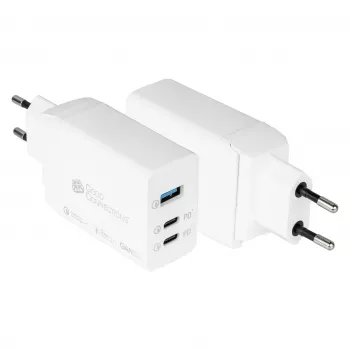 Alcasa PCA-W007W oplader voor mobiele apparaten universeel wit AC snellader voor binnen (PCA-W007W)