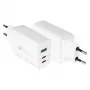 Alcasa PCA-W007W oplader voor mobiele apparaten universeel wit AC snellader voor binnen (PCA-W007W)