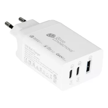 Alcasa PCA-W007W oplader voor mobiele apparaten universeel wit AC snellader voor binnen (PCA-W007W)
