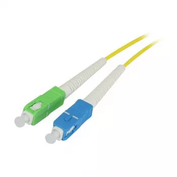 Synergy 21 glasvezel-1-vezel-patchk. 1.0mtr.SC-SC(APC) - 9/125u - OS2 - G657A2 - AD=2mm - flexibele knikbeschermingshuls (S215731)