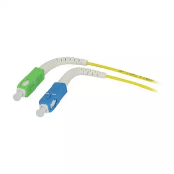 Synergy 21 glasvezel-1-vezel-patchk. 1.0mtr.SC-SC(APC) - 9/125u - OS2 - G657A2 - AD=2mm - flexibele knikbeschermingshuls (S215731)
