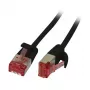 Patchkabel RJ45 - CAT6 250 Mhz - 5 m zwart - U/FTP - Slimline rond Ø 3,6 mm - Synergy 21