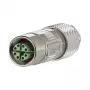 METZ CONNECT MMF881A315. Stekker: M12, productkleur: zilver, kabelstandaard: Cat6a (MMF881A315)