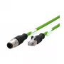Metz 142M4D15020 ethernet-patchkabel zwart