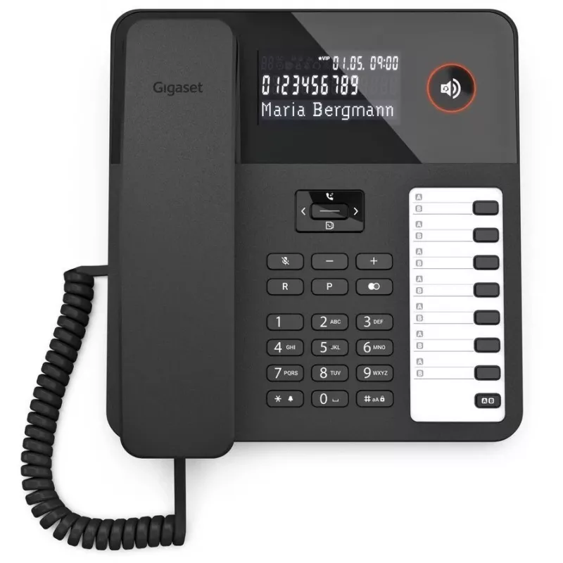 Gigaset Desk 600 zwart - int.-ware (S30350-H224-C101)