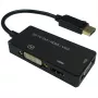 12993153, 0,1 m, DisplayPort, VGA D-Sub + HDMI + DVI, stekker, bus, recht