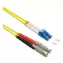 ROLINE glasvezelkabel duplex 9/125µm OS2 - LSH APC / LC UPC - LSOH - geel - 10 m