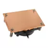 Air CPU-koeler Akasa AK-CC1109BP01 met 77 mm ventilator, dual ball bearing, socket AM4, zwart/koper