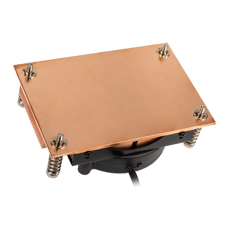 Air CPU-koeler Akasa AK-CC1109BP01 met 77 mm ventilator, dual ball bearing, socket AM4, zwart/koper