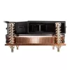 Air CPU-koeler Akasa AK-CC1109BP01 met 77 mm ventilator, dual ball bearing, socket AM4, zwart/koper