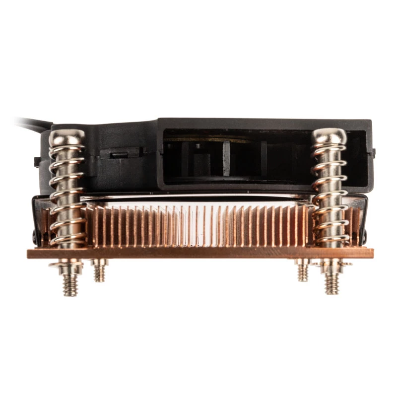 Air CPU-koeler Akasa AK-CC1109BP01 met 77 mm ventilator, dual ball bearing, socket AM4, zwart/koper