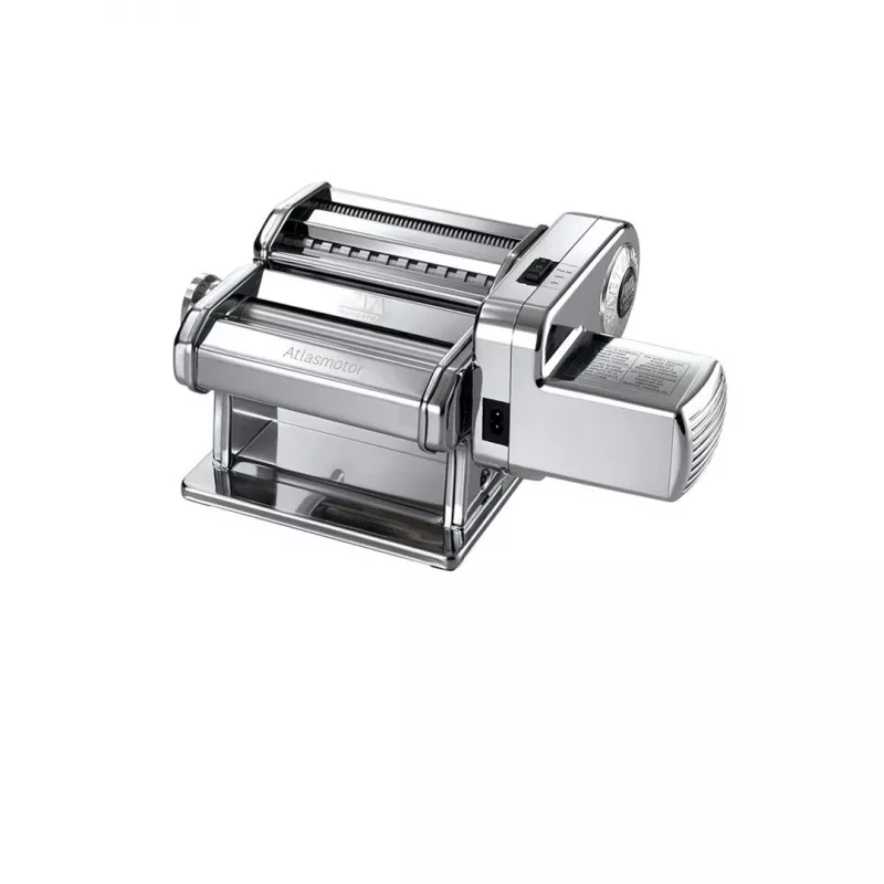 Atlas pastamachine met motor, zilver