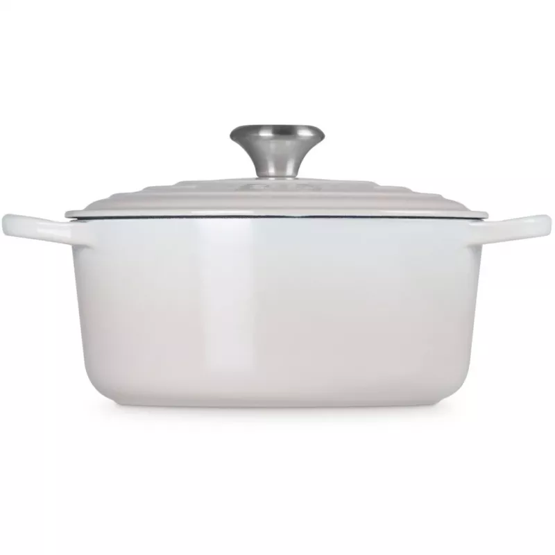 Le Creuset Signature braadpan rond 24 cm Meringue (21177247164430)