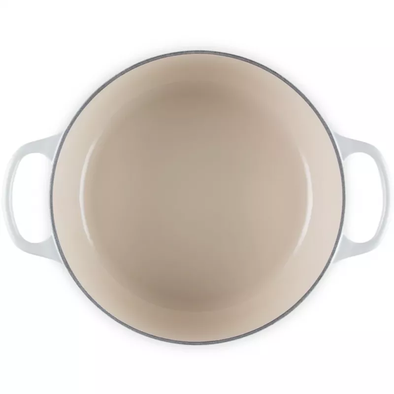 Le Creuset Signature braadpan rond 24 cm Meringue (21177247164430)
