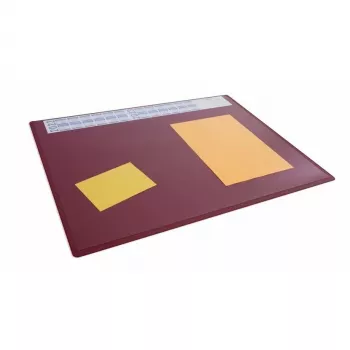 Bureaubladonderlegger Durable 722303 polypropyleen rood 650x500mm