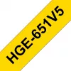 Etiketteerband Brother HGE-651V5