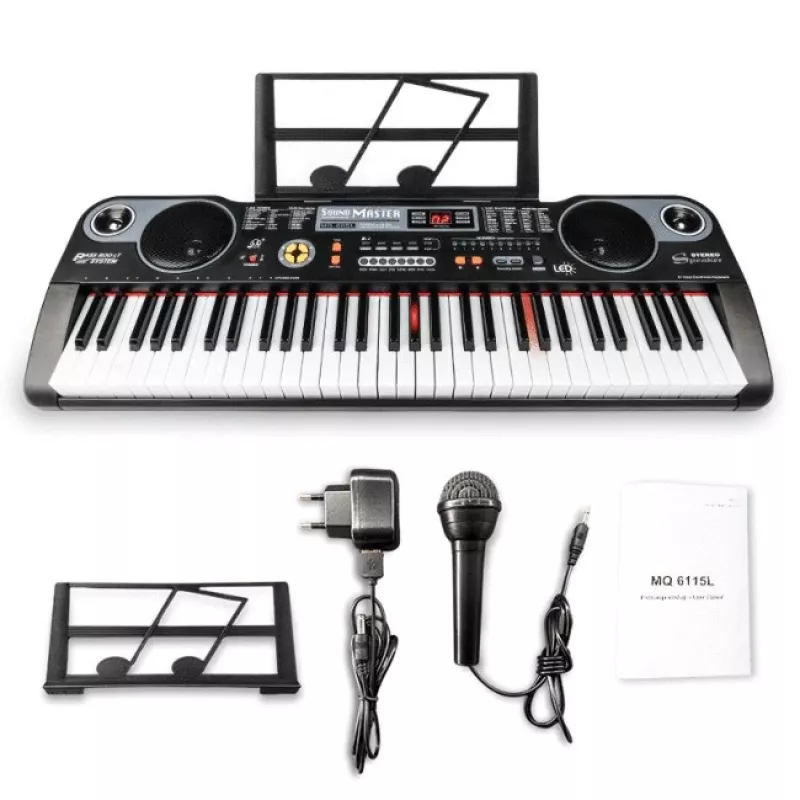 MQ 6115L - keyboard met microfoon om te leren spelen, ontwikkeld voor kinderen