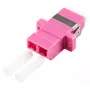 EFB-Elektronik koppeling LC duplex OM4 uit één stuk, heather paars, keramische huls, SC simplex