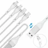 4smarts 541024 USB-kabel 1,2 m USB A/USB C USB C/Micro USB-A/Lightning wit (541024)