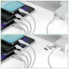 4smarts 541024 USB-kabel 1,2 m USB A/USB C USB C/Micro USB-A/Lightning wit (541024)
