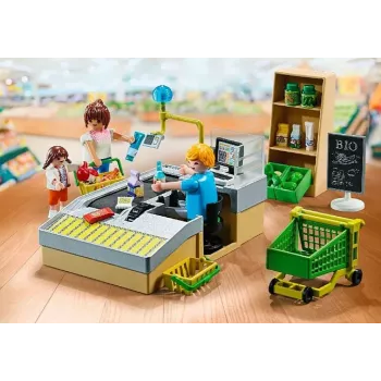 Playmobil Supermarkt speelset 71648 veelkleurig kunststof voor 3-4 jaar