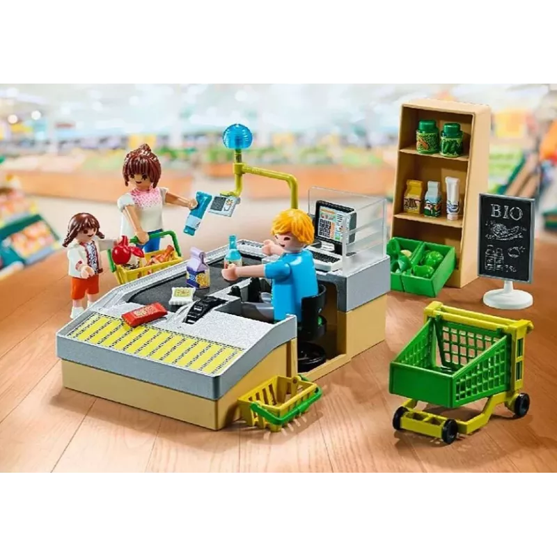 Playmobil Supermarkt speelset 71648 veelkleurig kunststof voor 3-4 jaar