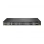 HPE Aruba 6300F - Switch - L3 - managed - 48 x 10/100/1000 (PoE+) + 4 x 50 Gigabit Ethernet SFP56 - rackmonteerbaar - PoE+ - TAA-conform