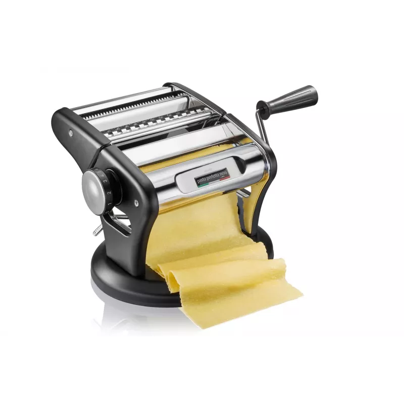 Handmatige pastamachine GEFU G-29401 met verstelbare dikte-instelling, RVS-walsen