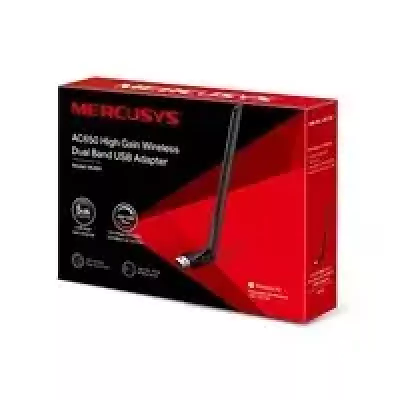 Mercusys AC650 High Gain draadloze dual-band USB-adapter