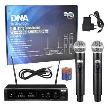 DNA DJ DUAL VOCAL - draadloze zangmicrofoon