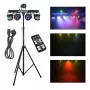 LIGHT4ME Belka LED Par Derby Laser - verlichtingsset