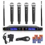 DNA WM4 Vocal Set - set (zendmicrofoon, 4x handzender, UHF-geluidssysteem)