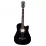 V-TONE AG One BK - 4/4 akoestische gitaar, zwart
