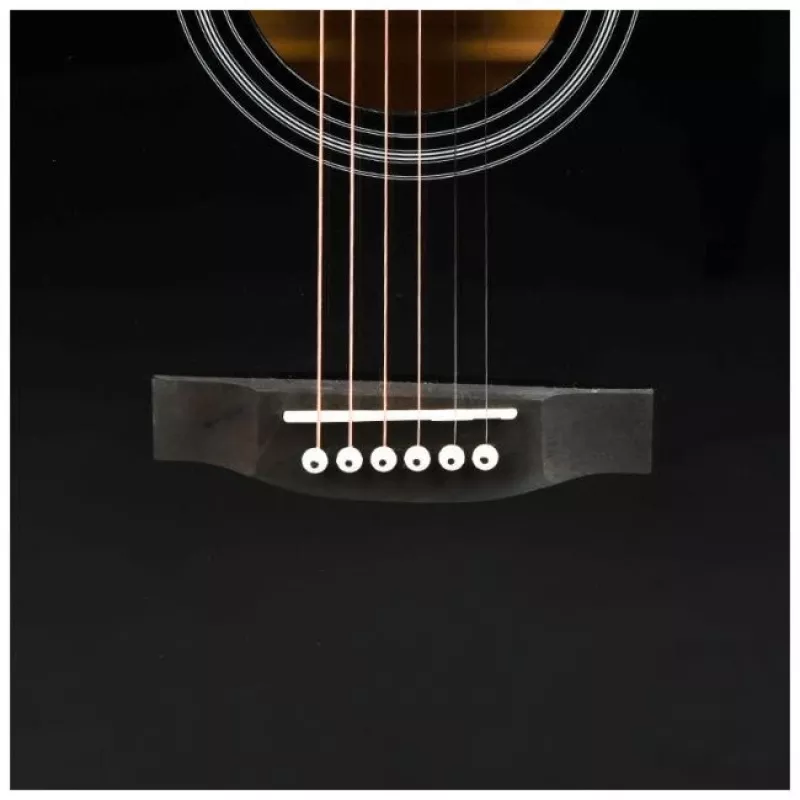 V-TONE AG Two BK - 4/4 akoestische gitaar, zwart