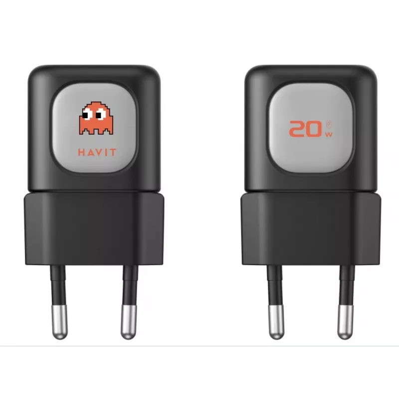 Havit STK011 EU reisset oplader powerbank USB-C-kabel handventilator