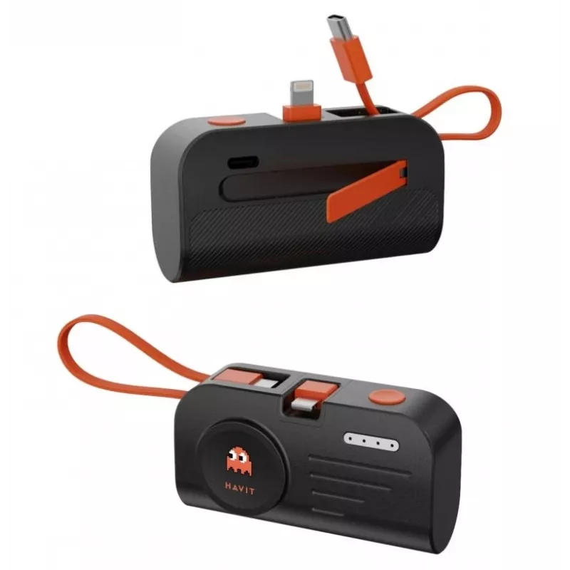 Havit STK011 EU reisset oplader powerbank USB-C-kabel handventilator