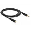 Audiokabel DeLOCK 83766 2m 3,5mm zwart
