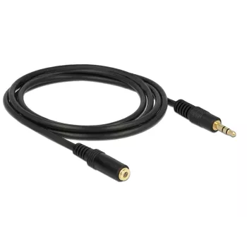 Audiokabel DeLOCK 83766 2m 3,5mm zwart