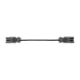 BACHMANN verlengsnoer GST18-3 stekker/koppeling zwart 0,5m